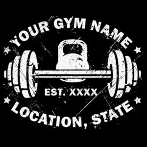 VINTAGE KETTLE AND BARBELL Design